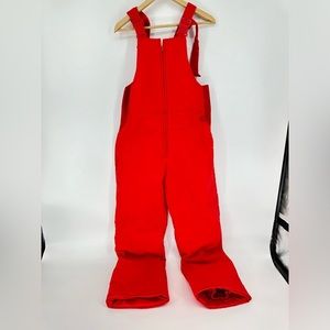 Vintage 80s deadstock Outersport insulated ski bib overalls